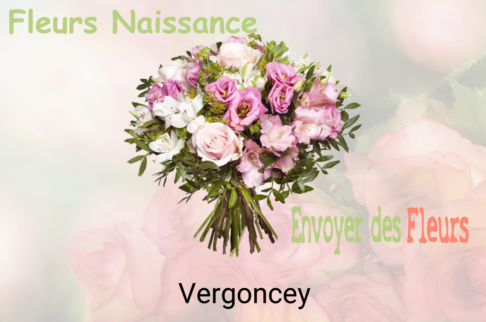 Bouquet de fleurs de naissance livré à Vergoncey